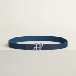 Cor Baroque belt buckle & Reversible leather strap 24 mm - Image 2